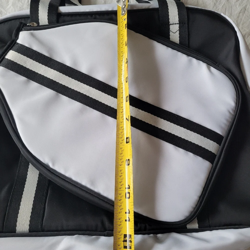 Classic Black and White Duffel Bag